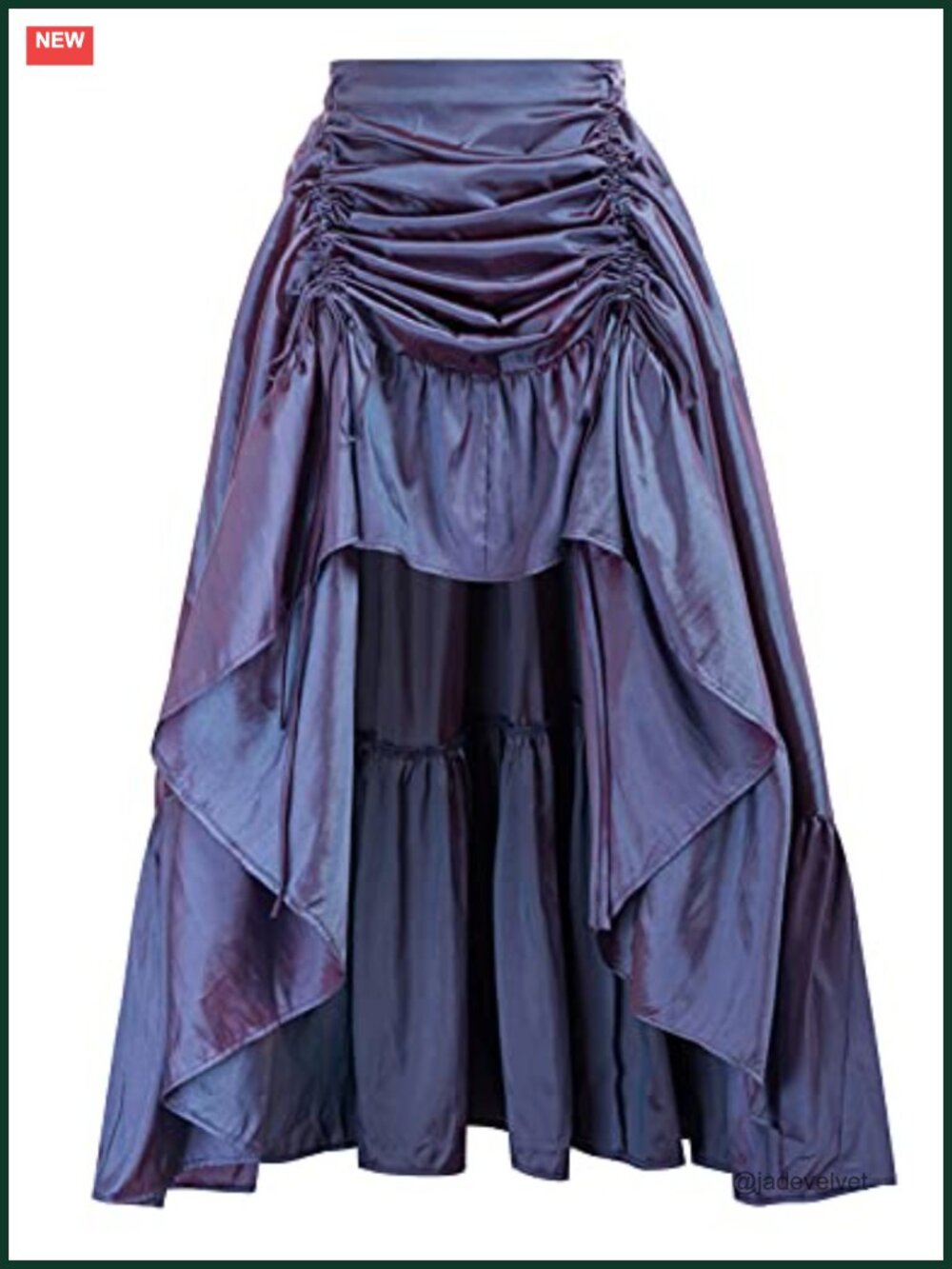 Women's Renaissance Pirate High-Low Skirt Steampunk Victorian